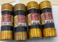 Bussmann Limitron JKS-20 20A 600Vac Class J Fast Acting Fuse, LOT 0F 4