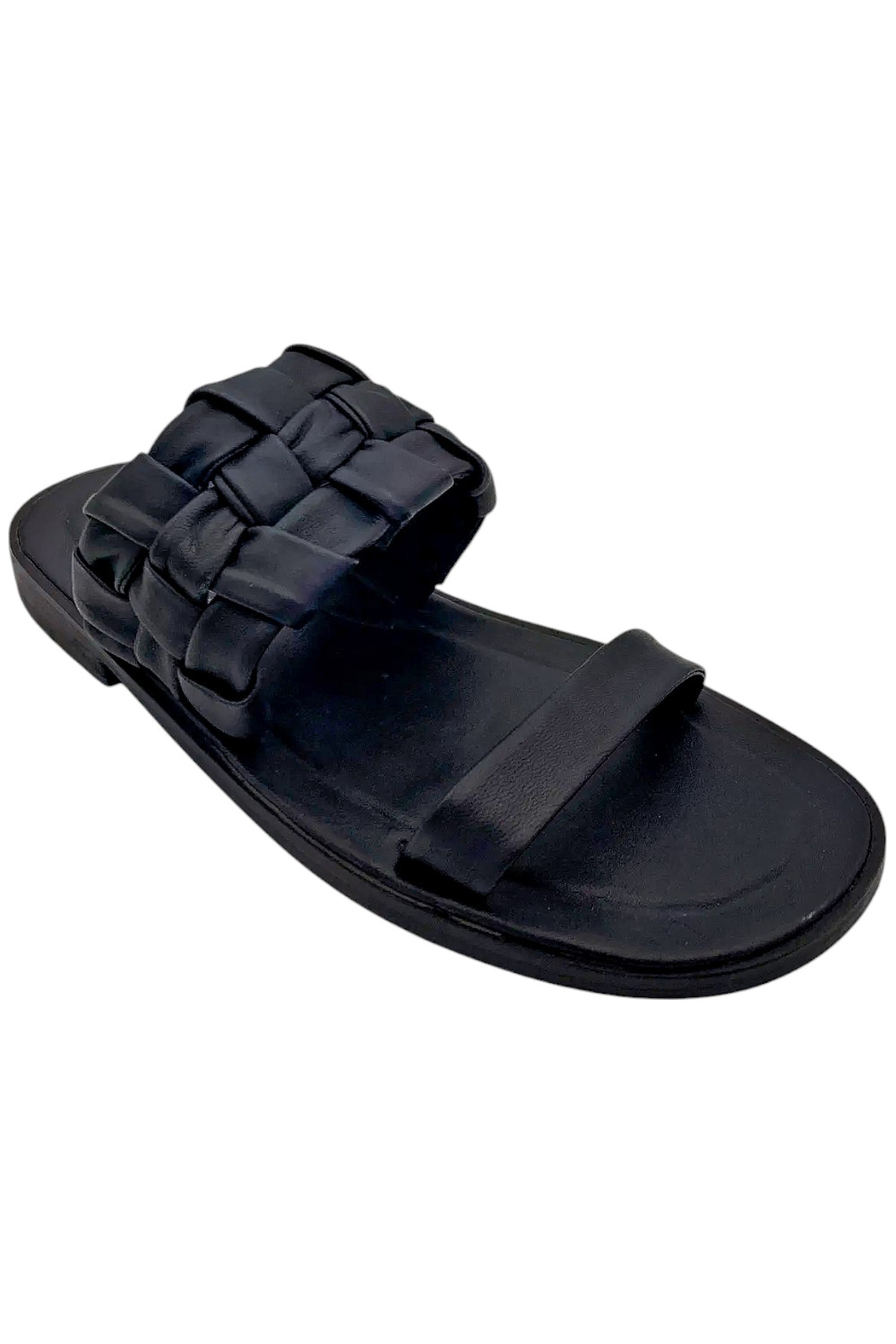 Женские плетеные речные сандалии Free People черного цвета 6790₽