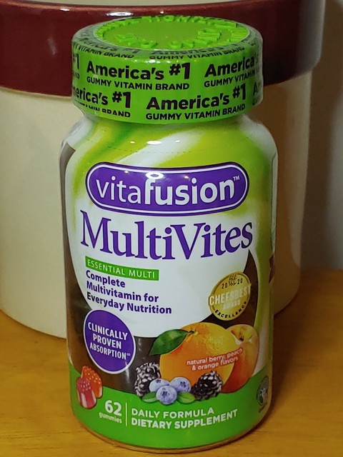 vitafusion MultiVites Gummy Vitamin 70-ct Natural Flavor Exp08\/21 ...