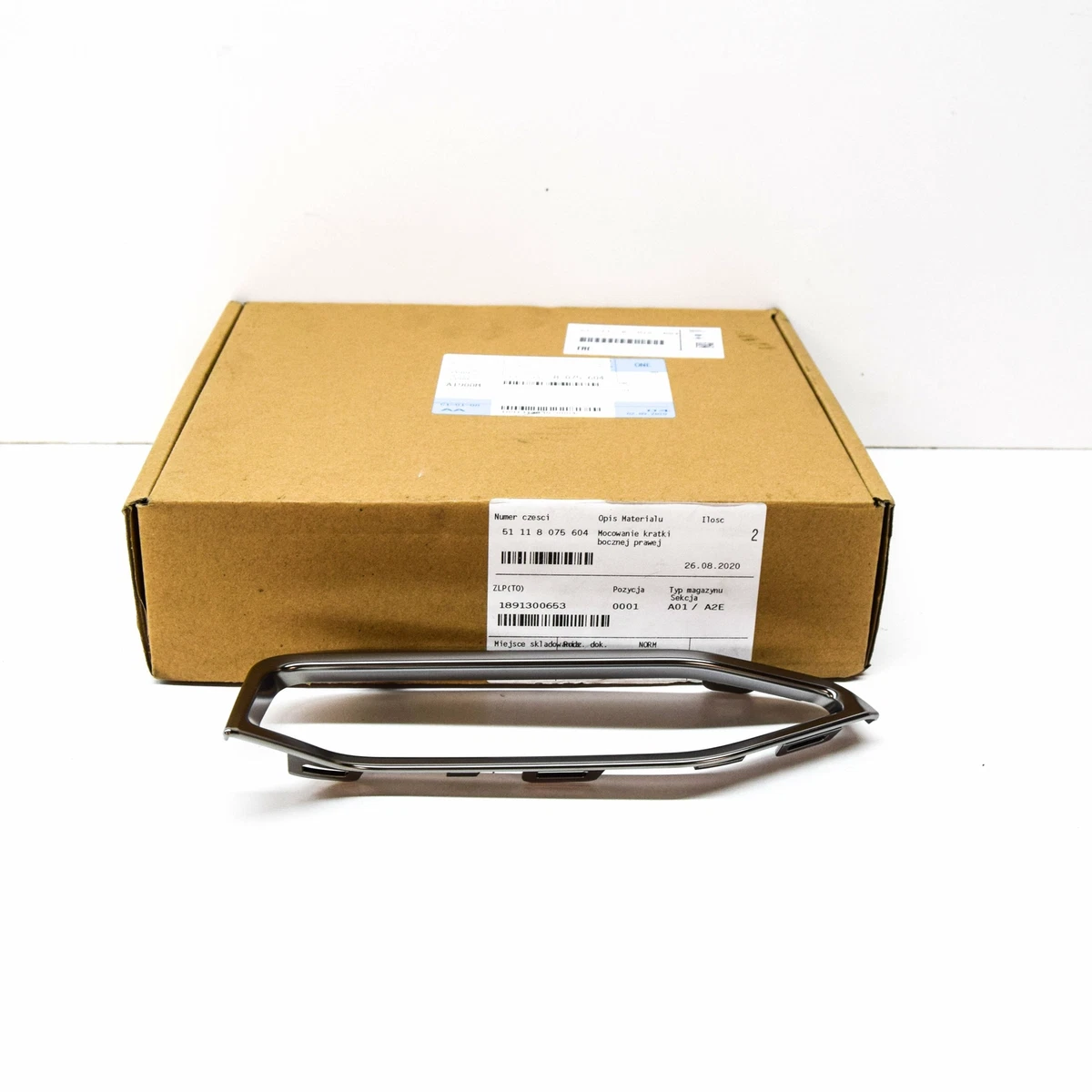OEM BMW M3 G20 G21 FRONT BUMPER RIGHT LOWER GRILLE TRIM 