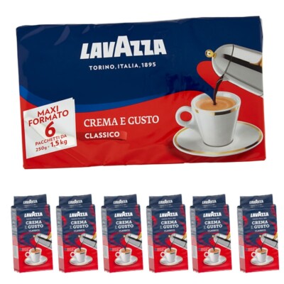 Coffee Crema and Classic Taste 1500g - LavAzza - Pack of 3 Pieces