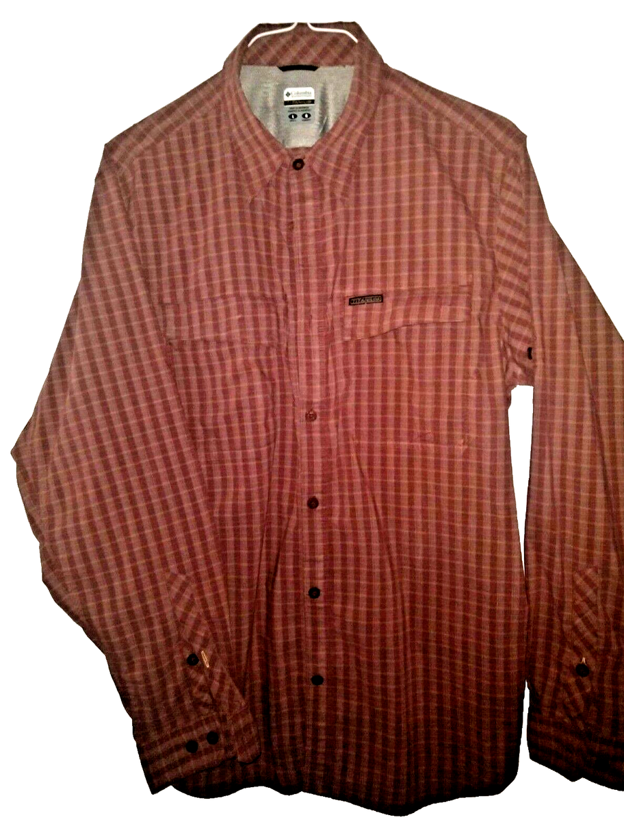 Chemise Columbia pour homme, manches courtes, petit