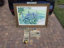 Original Painting On Canvas By Canadian Artist Josee Nadeau OOAK 32×44 RARE!