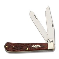 Case Cutlery Ca1057 Trapper Jigged Rosewood 7254ss Pattern Hunting Knives, New, on sale Case Cutlery Ca1057 Trapper Jigged Rosewood 7254ss Pattern Hunting Knives, New, on sale