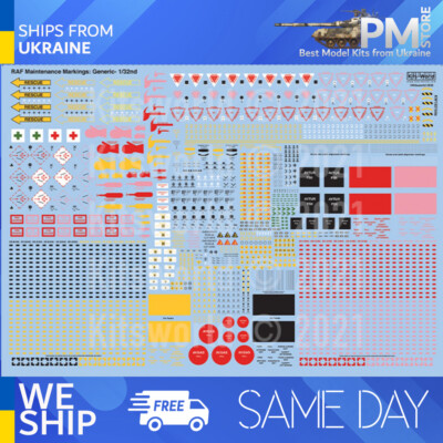 Kits World KW132153 1/32 Decal for BAe Hawk Panavia Tornado GR1-GR4