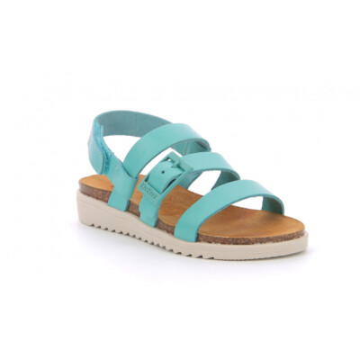 Kickers Sandale Bambina Alana Kid Mit Klett Und Schnalle - 51 (Hellblau)