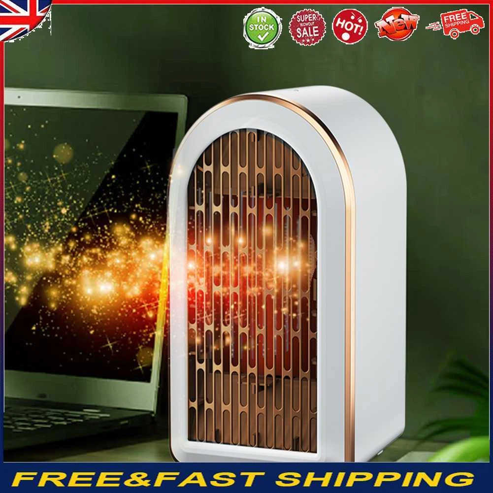 Desktop Electric Heaters 1200W Fan Heater for Office Home Bedroom (White  US) | eBay
