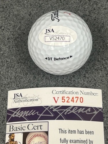 COLIN MONTGOMERIE Signed HOF Golf Ball JSA Cert of Authentication - Picture 2 of 3