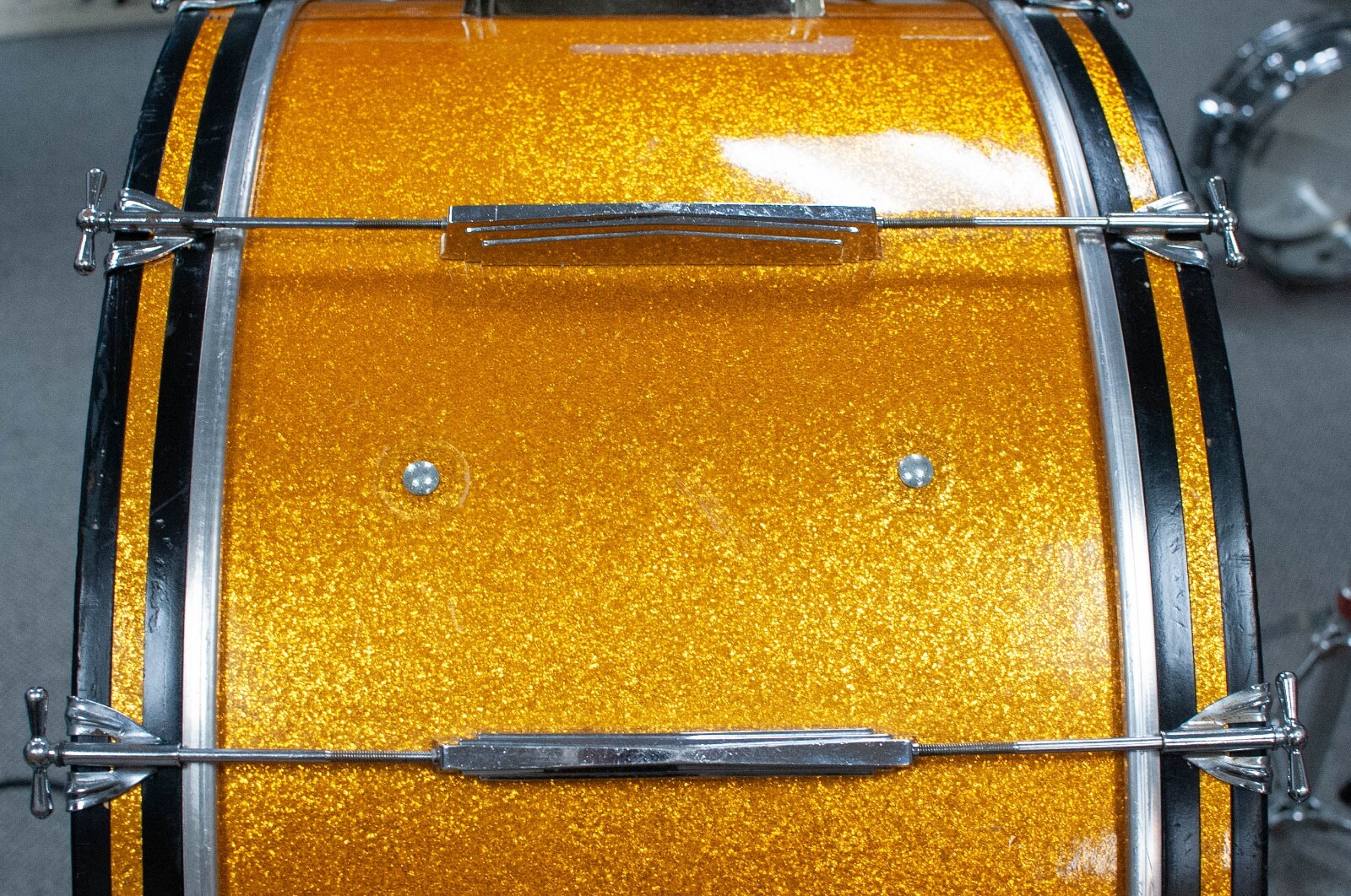 1967 Ludwig 16x34" Gold Sparkle Concert Bass Drum eBay