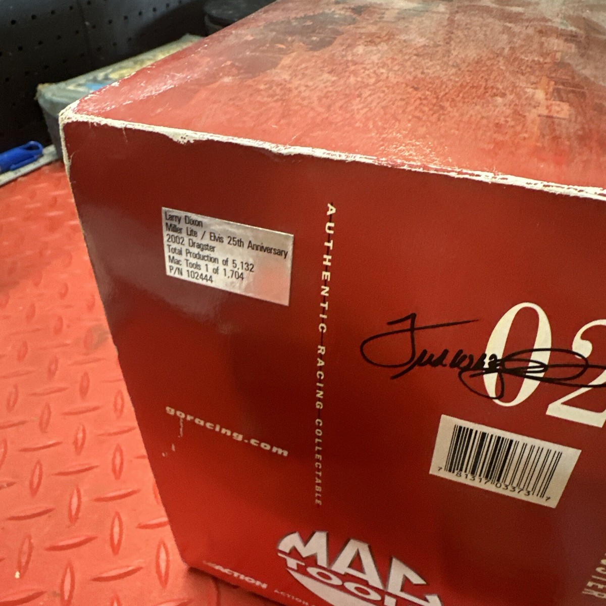 Larry Dixon 2002 Dragster Miller Lite Snake Skin 40th
