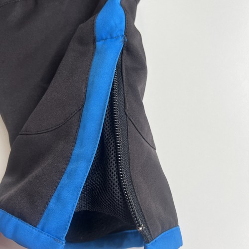 Gap Snow Pants Kids Size XXS 3 Fleece Lined Ski Winter Elastic Waist Black Blue - Picture 6 of 9