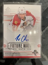 2014-15 UPPER DECK SP AUTHENTIC FUTURE WATCH AUTO /999 #289 ROCCO GRIMALDI 