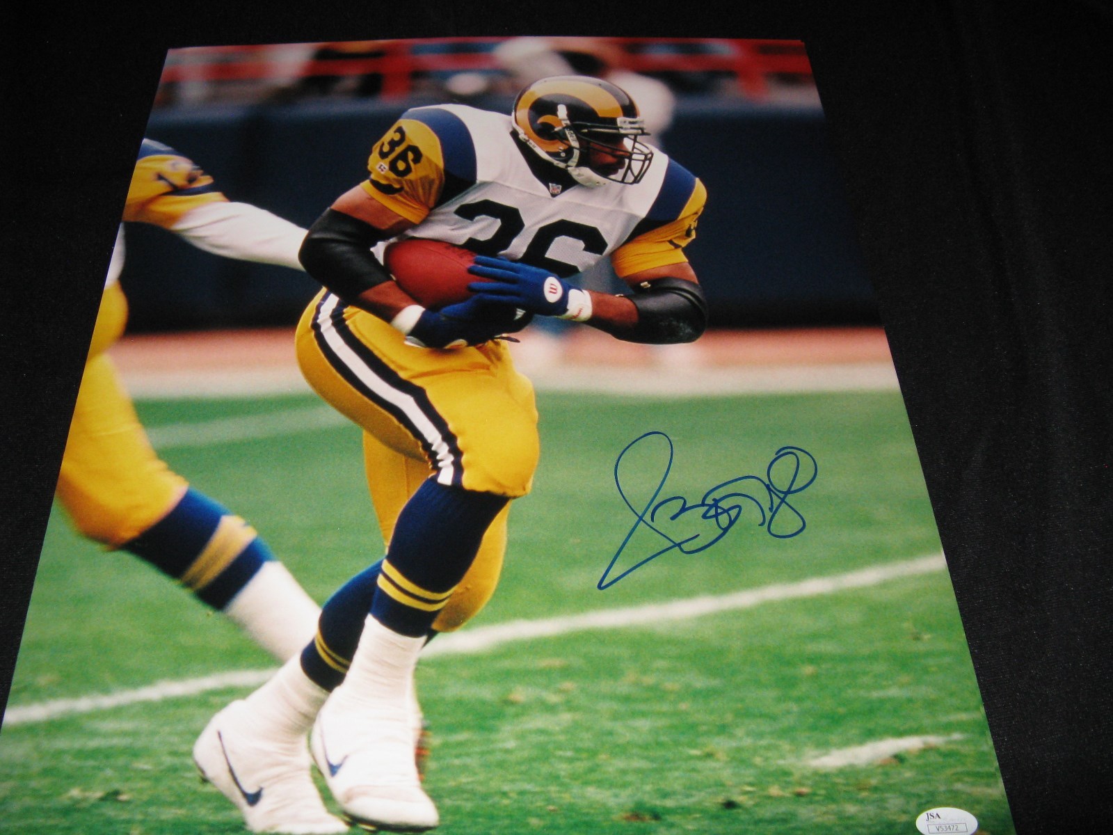 Jerome Bettis Autographed Signed Los Angeles Rams Pittsburgh Steelers 16x20 Photo JSA 