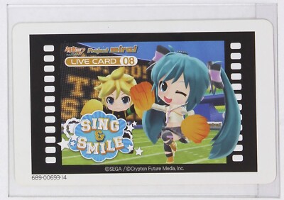 Hatsune Miku and Future Star Project Mirai AR Live Card No.8