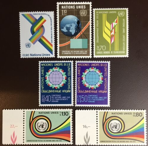 United Nations Geneva 1976 5 Commemorative Sets MNH - Picture 1 of 1