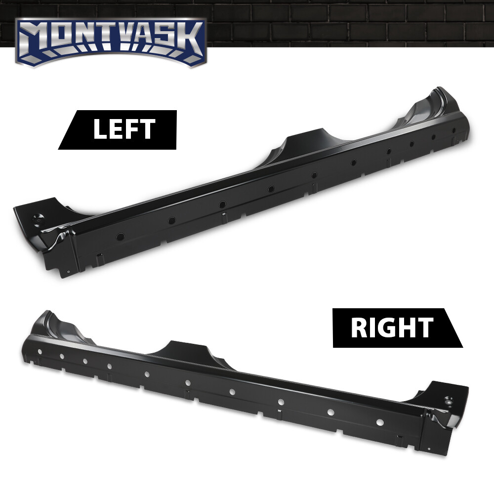 Fit For 2014-2018 Chevrolet Silverado/GMC Sierra Extended Cab Rocker ...