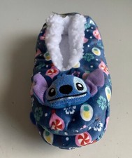 Disney Stitch Slipper Socks Christmas Ornaments Winter Women  s Sz 8-10 M/L NEW