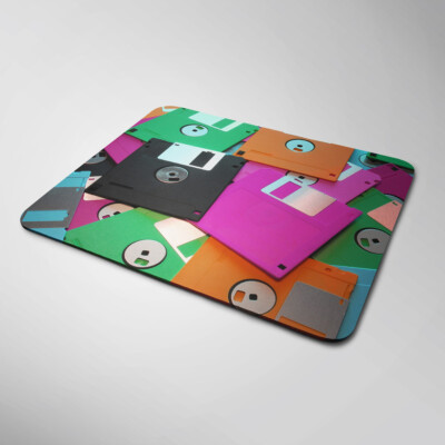 Computer Diskette Maus Matte/Pad Laptop Schreibtisch Top Büro Geschenk
