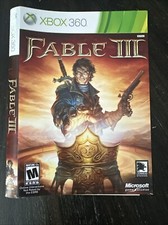 XBOX 360 Cover Art Only Fable III