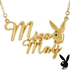 Collana Playboy Gioielli Miss May Compleanno Bambina Playmate del mese £299