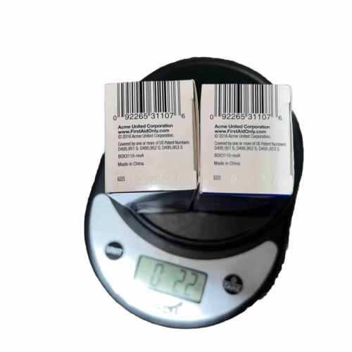 NUR ERSTE HILFE FAE-3110 SC 25 blaue Metallschaum Bandagen, 1"x3" brandneu Menge 2 - Bild 15 von 21
