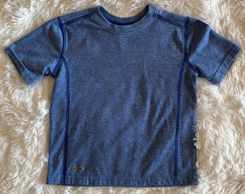 Camiseta Dri-Star azul jaspeado manga corta Starter XS (4/5) para niños Foto 3 de 4