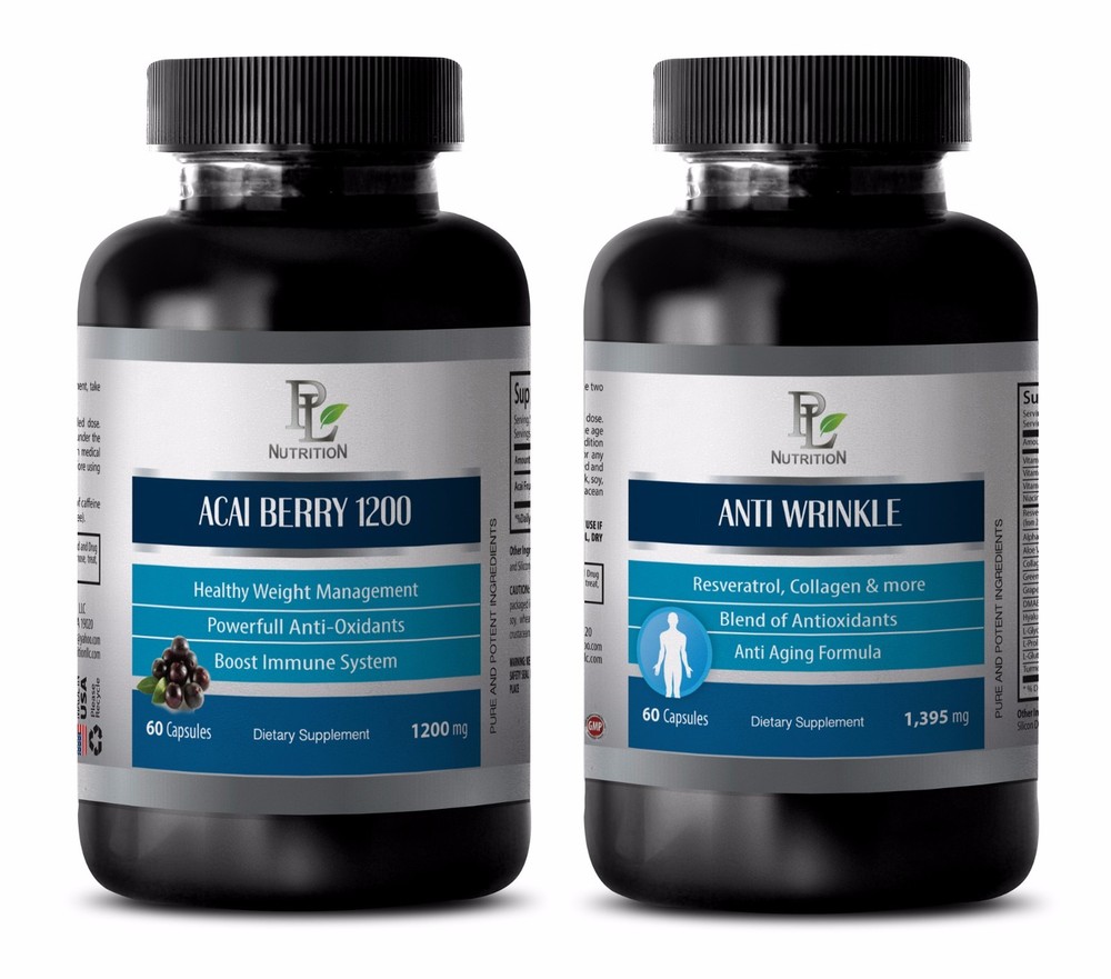 Anti-aging oil - ANTI WRINKLE – ACAI BERRY COMBO 2B - acai green tea