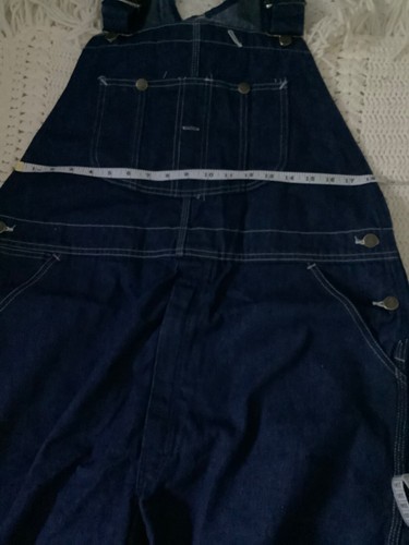 Vintage Sears Roebucks Union USA Made Denim Overalls Jeans Mens Measure 40×30 - Picture 11 of 12
