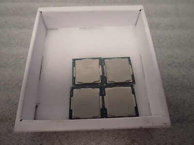 Lot of (4) Intel Pentium G4560 3.50GHz Dual-Core 3MB LGA 1151 CPU P/N: SR32Y