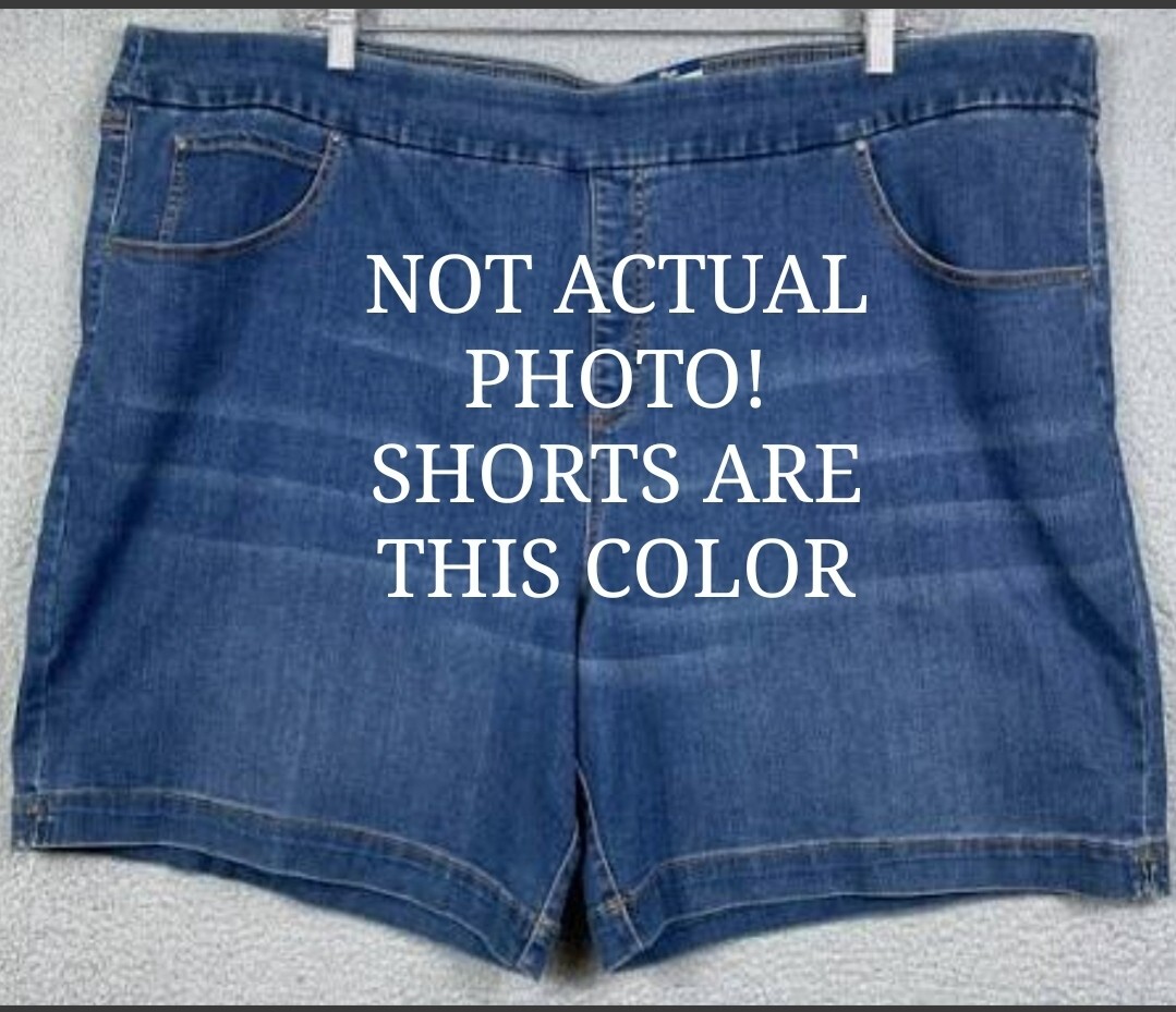 Terra u0026 Sky Womens Plus Size Jean Shorts Size 5X / 6X | eBay