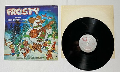 Frosty and the Fun Street Gang Christmas Vinyl Record Vintage 1979 Recorded Live