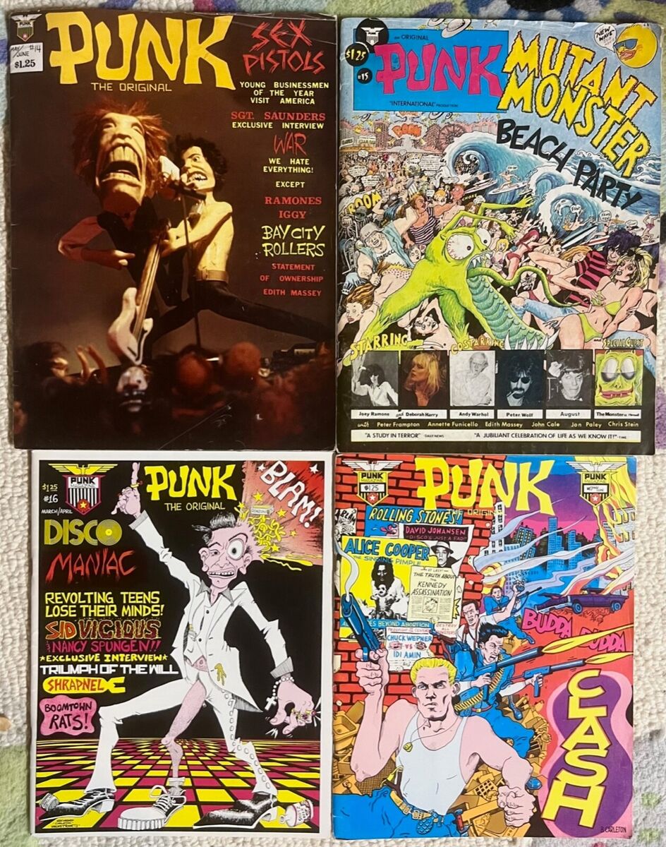 PUNK MAGAZINE: FOUR VINTAGE RARE COLLECTABLE ISSUES! 1978-79 #14, #15, #16, #17 PUNK MAGAZINE: FOUR VINTAGE RARE COLLECTABLE ISSUES! 1978-79 #14, #15, #16, #17