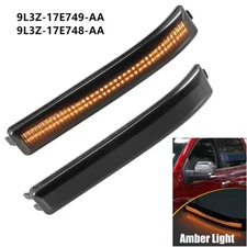 Sequential LED Side Mirror Light Turn Signal Lamp Reflector For Ford F-150 09-14