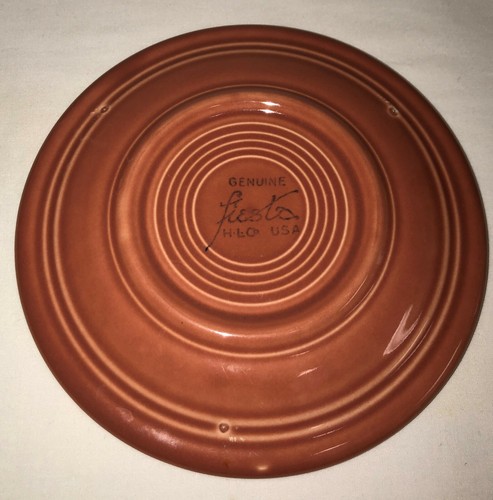 Vintage FIESTA ROSE 6 1/2" BREAD PLATE #2 - Picture 2 of 2