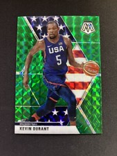 2019-20 Panini Mosaic USA Basketball Green Prizm Kevin Durant #251