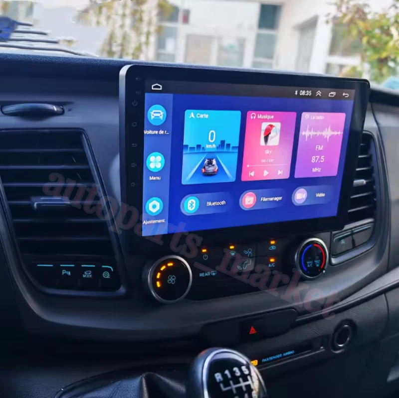10.1" Carplay Android 14 For 2020-2024 Ford Transit 250 350 Radio GPS FM Foto 4 de 4