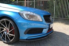 Cup Spoilerlippe Front Ansatz passend für Mercedes W176 AMG-LINE vor FL schwarz 
