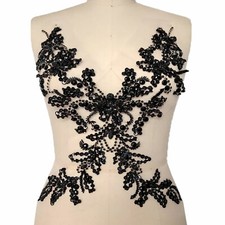 Sale Rhinestone Ballroom Latin Dancing Dress Show Costume Beaded Applique 1 PC