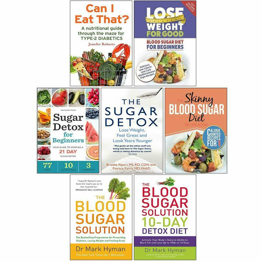 Can I Eat That,Blood Sugar Solution 10-Day Detox Diet Set of 7 Books Set NEW
