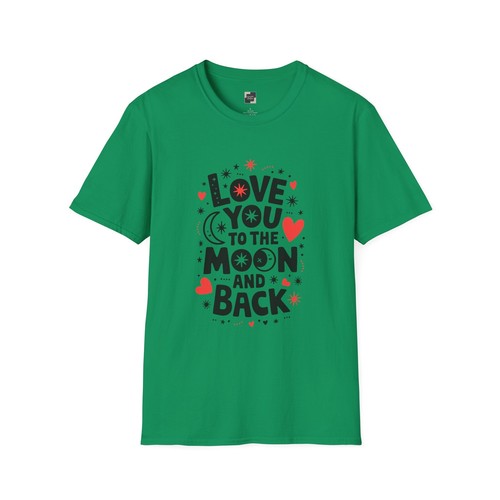 Whimsical Moon & Stars Love You to the Moon and Back Tee, Graphic Tee, Celestial - Picture 31 of 50