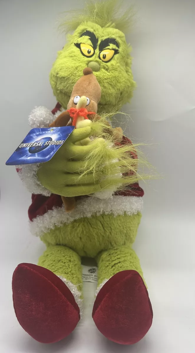 Plush grinch best sale and max