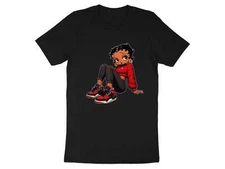 They Not Like Us Cartoon Black Betty Boop Inspired Graphic T-Shirts, Cozy Sweats