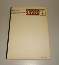 Werkstatthandbuch Rover 3500 V8 P6  von 1968