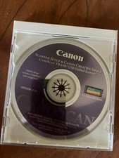 Vintage Canon Scanner Setup And Creative Image CD ROM