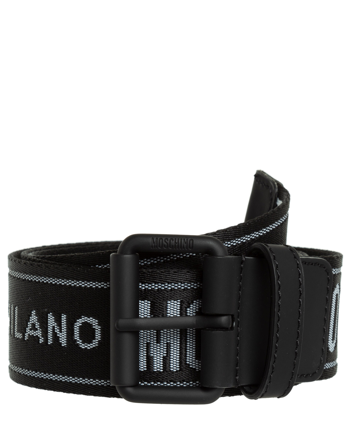 black moschino belt