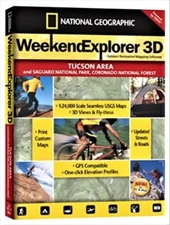 National Geographic WeekendExplorer 3D Mapping Software (Tucson Area) NEW