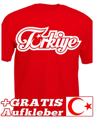 Türkei t-Shirt Türkiye Islam Turkey türkiye Flag Islam Alah Sticker Halbmond tur - Bild 1 von 2