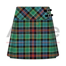 Scottish Handmade Traditional Allison Ancient Tartan Kilt For Women - Allison