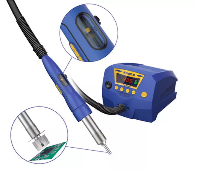 220V New HAKKO FR 810B Hot Air Rework Station 1100W Hot Air Gun