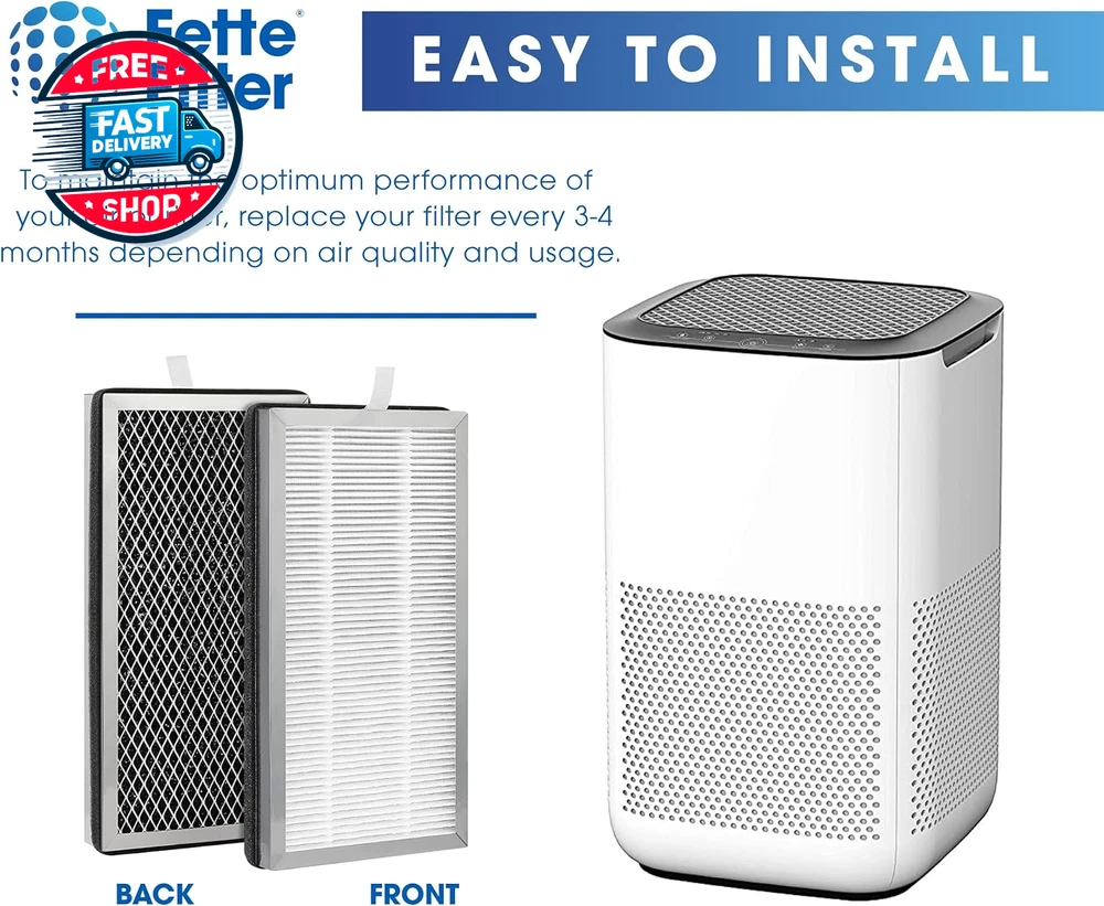 - Air Purifier Compatible with MA-15 Filters H13 True HEPA 99.9% P